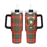 Stewart of Appin Ancient Tartan Crest 40 oz Insulated Tumbler with Handle